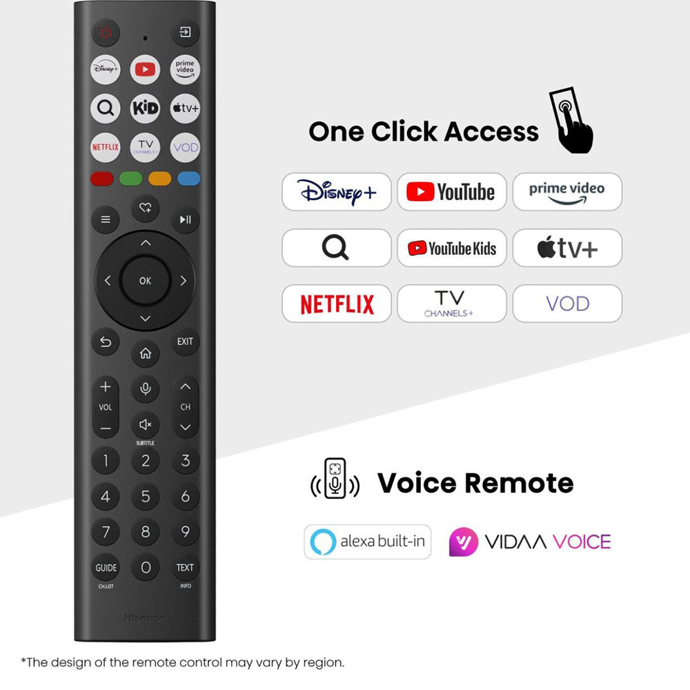 Hisense E7Q 50'' 4K Smart TV - Black | 50E71Q from Hisense - DID Electrical