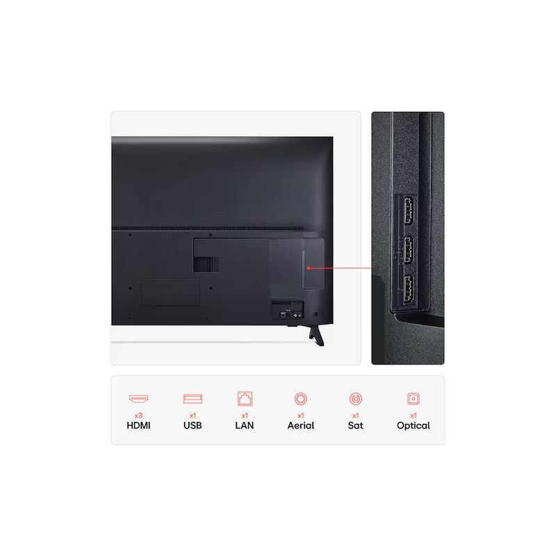 LG QNED70 50" 4K Smart TV - Black | 50QNED70A6A.AEK from LG - DID Electrical