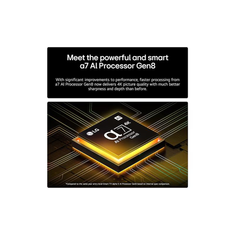 LG QNED70 50" 4K Smart TV - Black | 50QNED70A6A.AEK from LG - DID Electrical