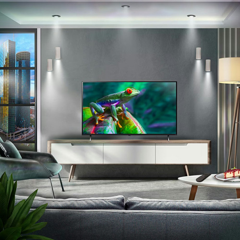 LG QNED80 50" 4K AI Smart TV - Ashed Blue | 50QNED80T6A.AEK from LG - DID Electrical