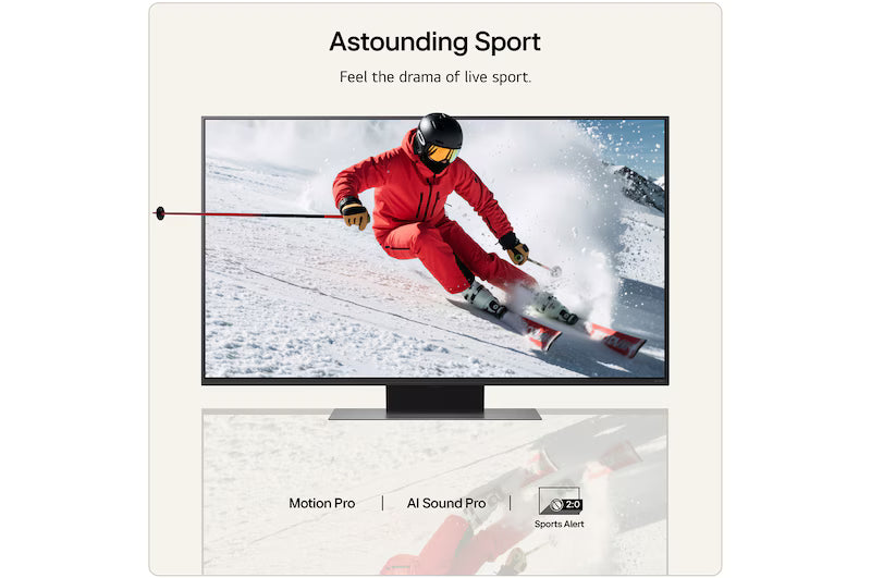 LG QNED86 50" 4K Smart TV - Black | 50QNED86B6B.AEI