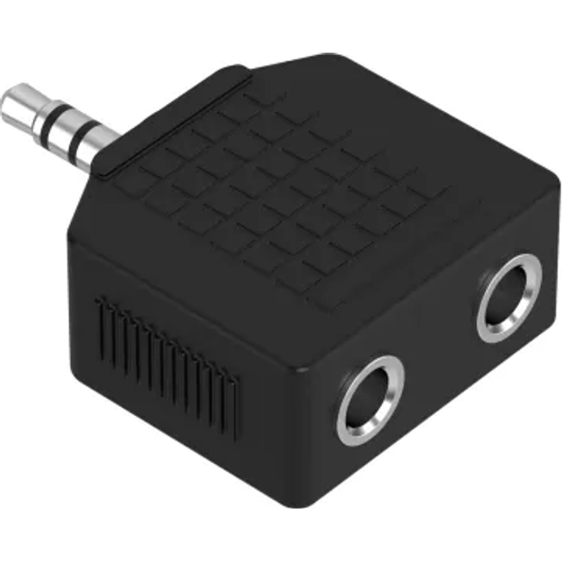 Sinox Mini Jack Headphone Splitter - Black | 51026 from Sinox - DID Electrical