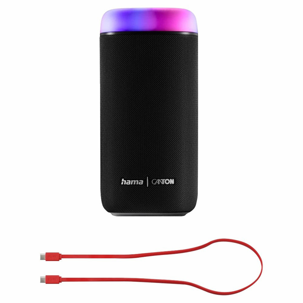Hama Glow Pro 30W Waterproof Bluetooth Speaker - Black | 511485 from Hama - DID Electrical