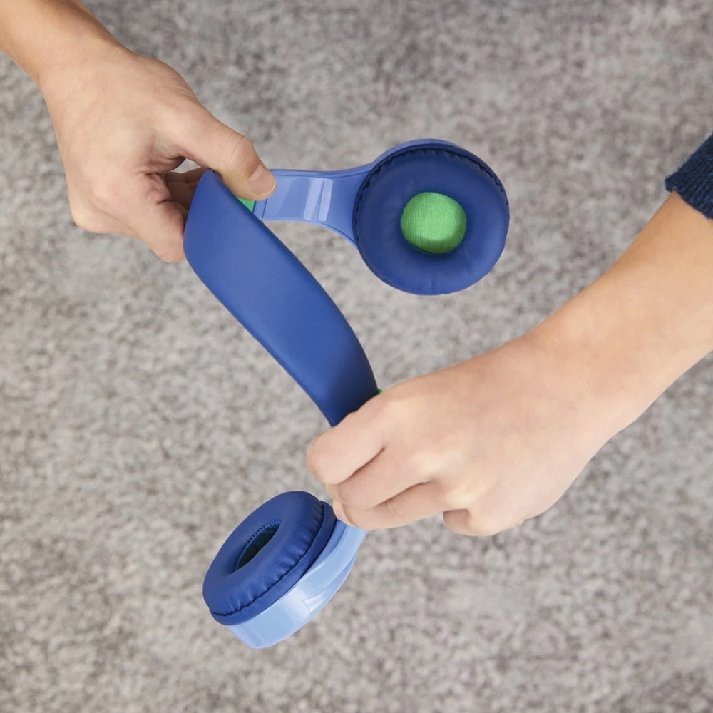 Hama Teens Guard On-Ear Wireless Kids Headphones - Blue & Green | 514486 from Hama - DID Electrical