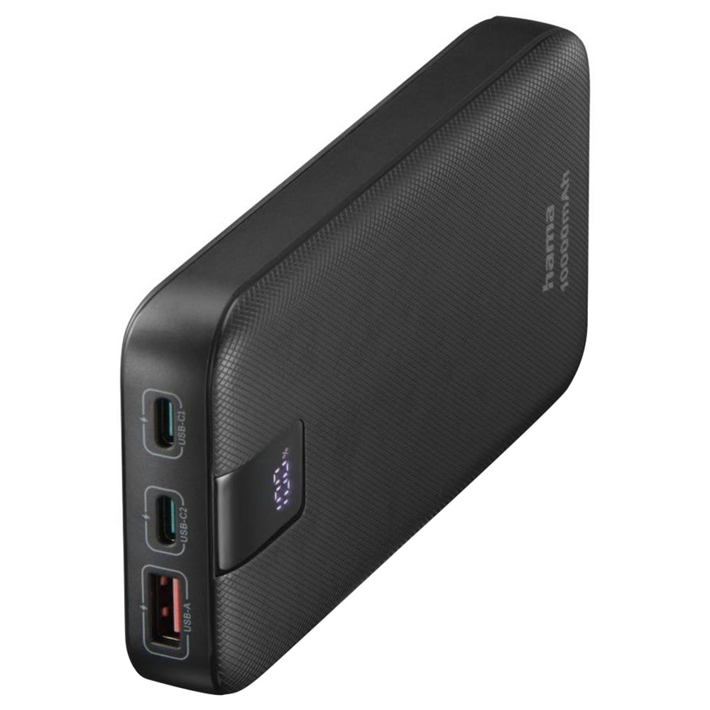 Hama 20000mAh Quick Charge 3.0 Power Bank - Anthracite Black | 514813 from Hama - DID Electrical