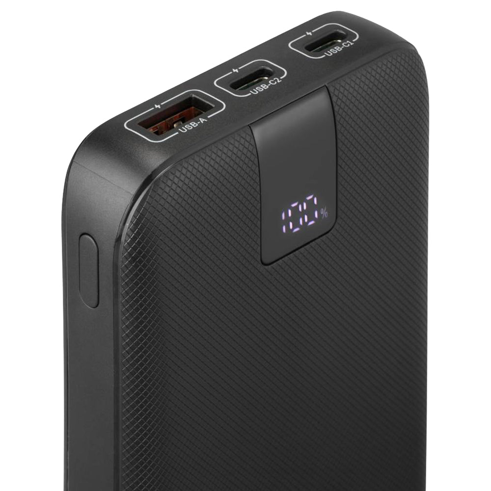 Hama 20000mAh Quick Charge 3.0 Power Bank - Anthracite Black | 514813 from Hama - DID Electrical