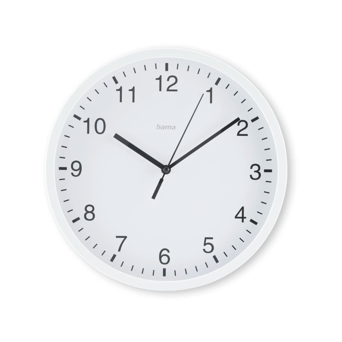 Hama Elba 25CM Non-ticking Wall Clock - White | 517524