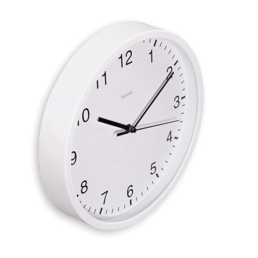 Hama Elba 25CM Non-ticking Wall Clock - White | 517524