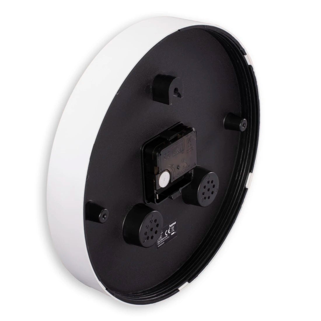 Hama Elba 25CM Non-ticking Wall Clock - White | 517524