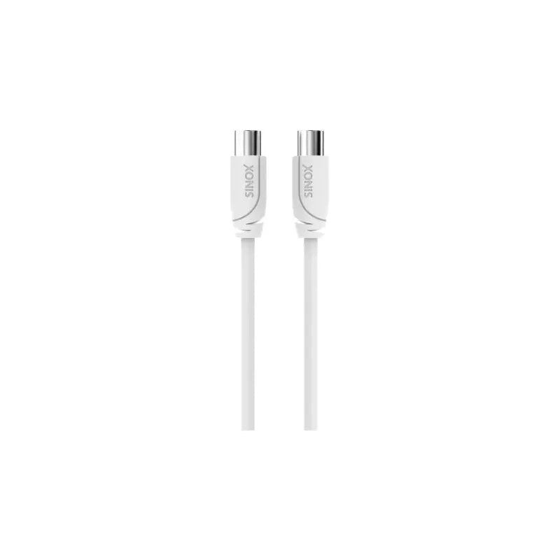 Sinox 2M TV Coax M-M Antenna Cable - White | 52344 from Sinox - DID Electrical