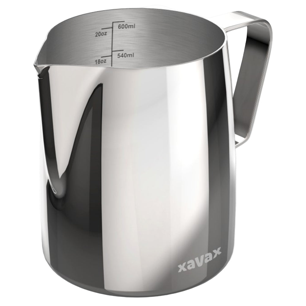 Xavax Barista 600ML Milk Jug with Latte Art Pen - Silver | 524362 from Xavax - DID Electrical