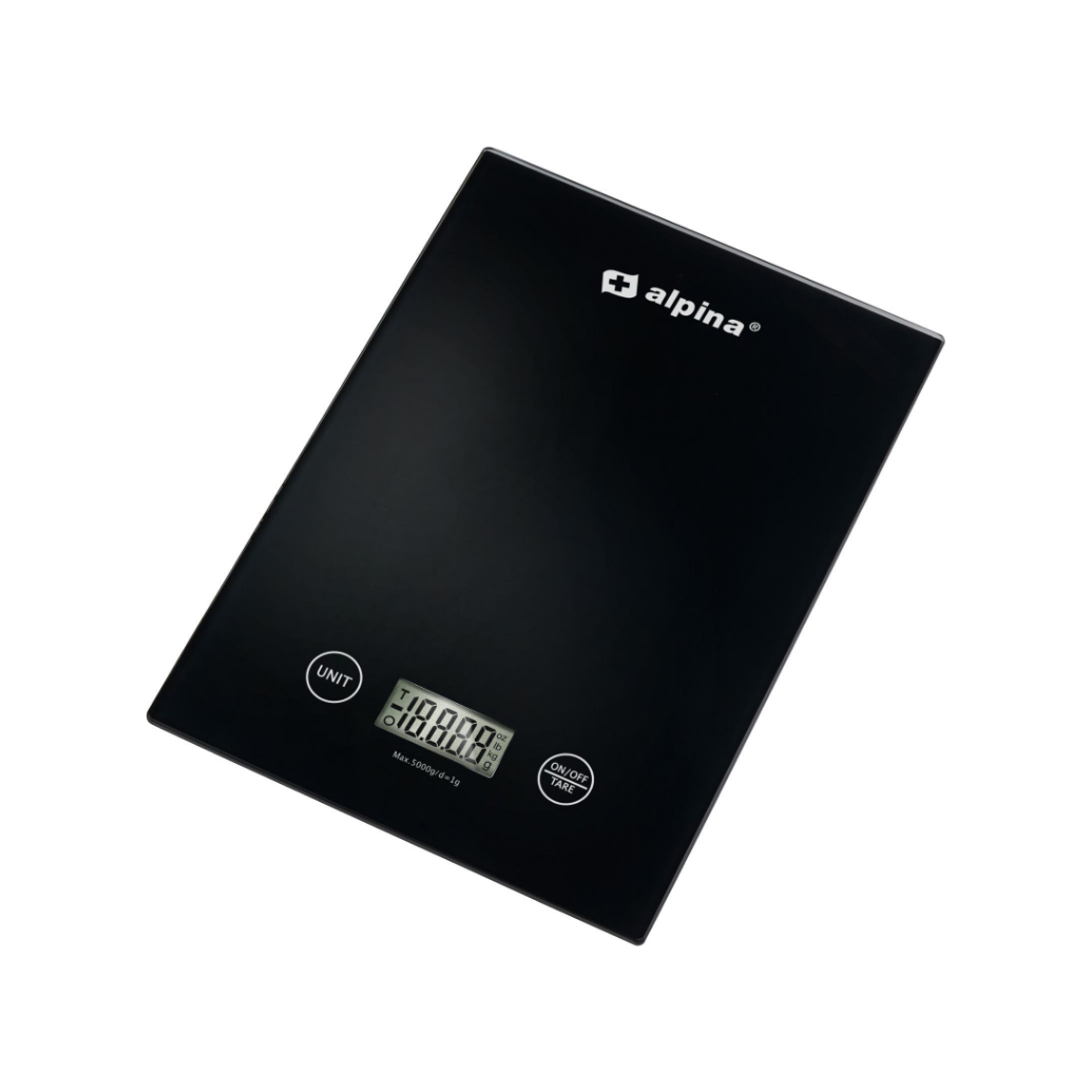 Alpina Digital Kitchen Scale - Black | 552460 from Alpina - DID Electrical
