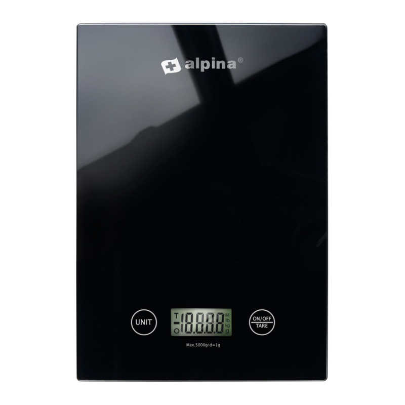 Alpina Digital Kitchen Scale - Black | 552460 from Alpina - DID Electrical