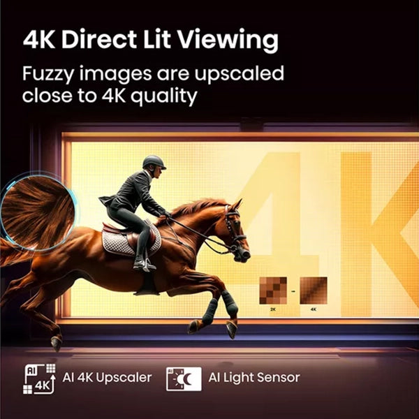Hisense A6Q 55" 4K Smart TV - Black | 55A61Q from Hisense - DID Electrical