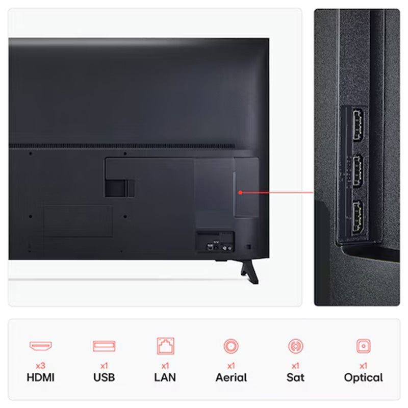 LG QNED70 55" 4K Smart TV - Black | 55QNED70A6A.AEK from LG - DID Electrical