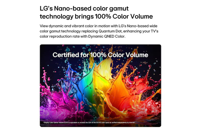 LG QNED7E 55" 4K Smart TV - Black | 55QNED7EB3C.AEI