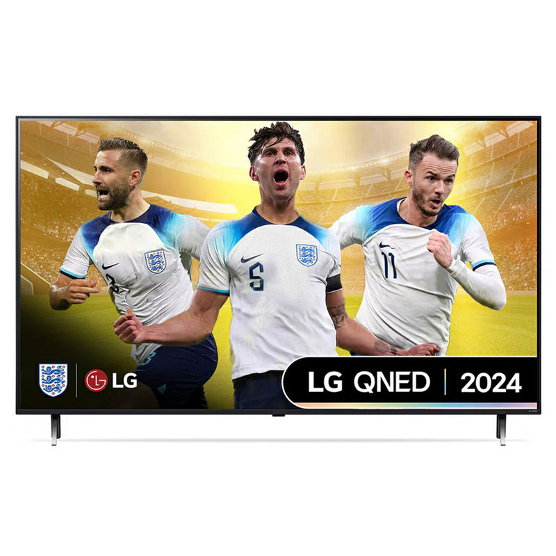 LG QNED80 55" 4K AI Smart TV - Ashed Blue | 55QNED80T6A.AEK from LG - DID Electrical