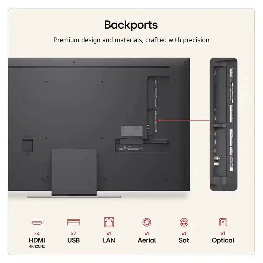 LG Evo QNED86 55" 4K Smart TV - Black | 55QNED86B6B.AEI