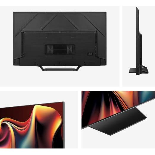 Hisense U7N 55&quot; 4K Smart TV - Black &amp; Dark Grey | 55U71NQ from Hisense - DID Electrical