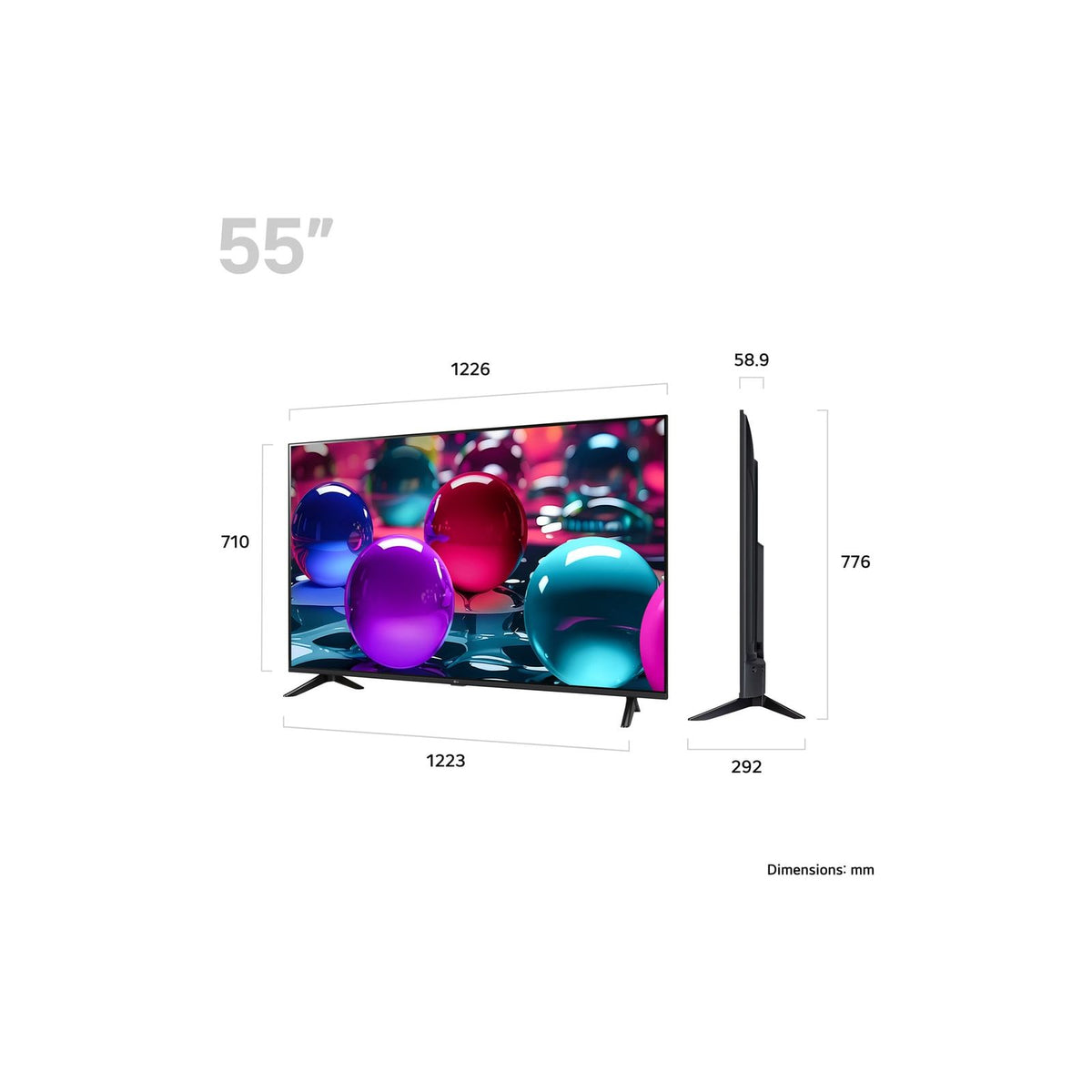 LG UA73 55&quot; 4K Smart TV | 55UA73006LA.AEKQ from LG - DID Electrical