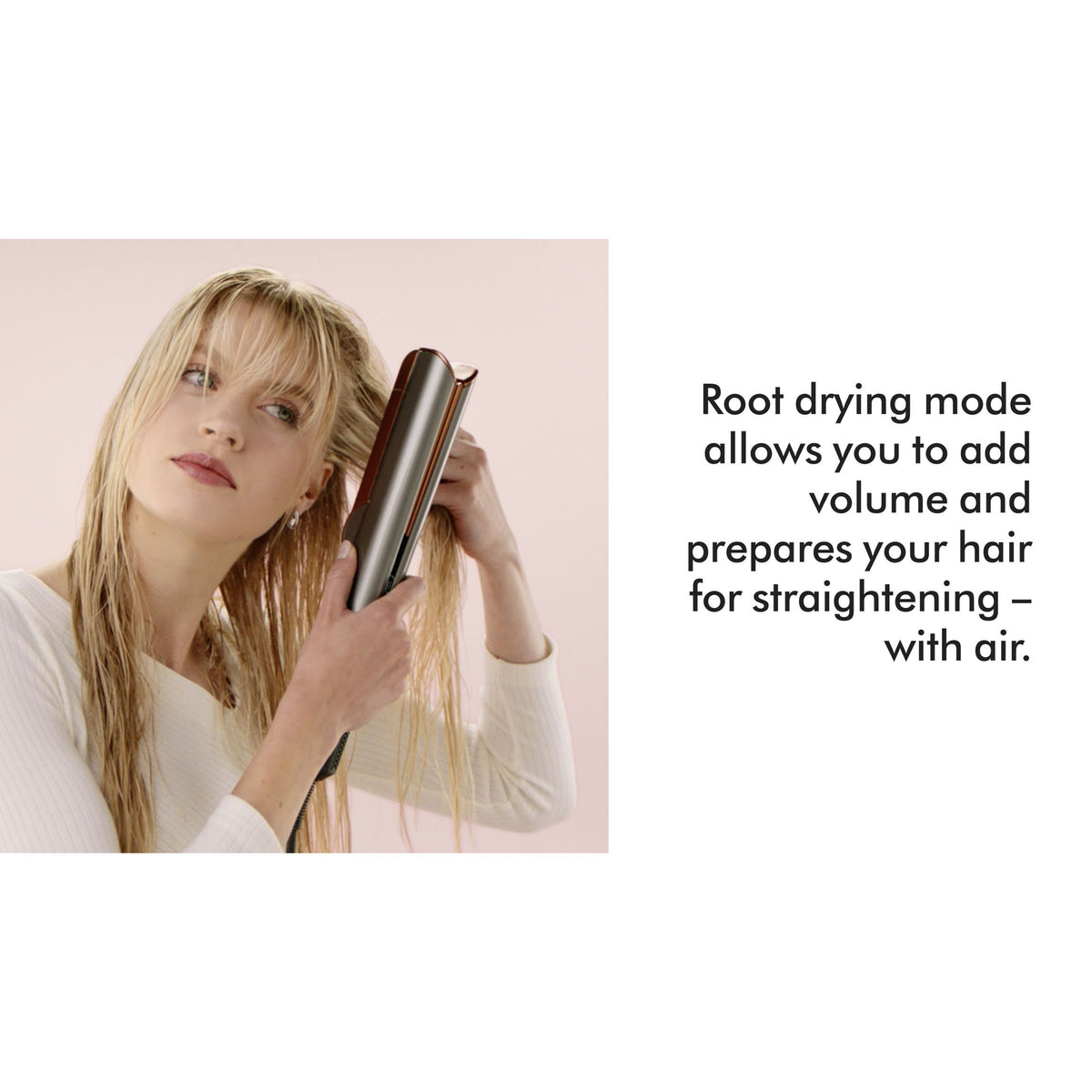 Dyson Airstrait Hair Straightener - Ceramic Pink &amp; Rose Gold | 598961-01 from Dyson - DID Electrical
