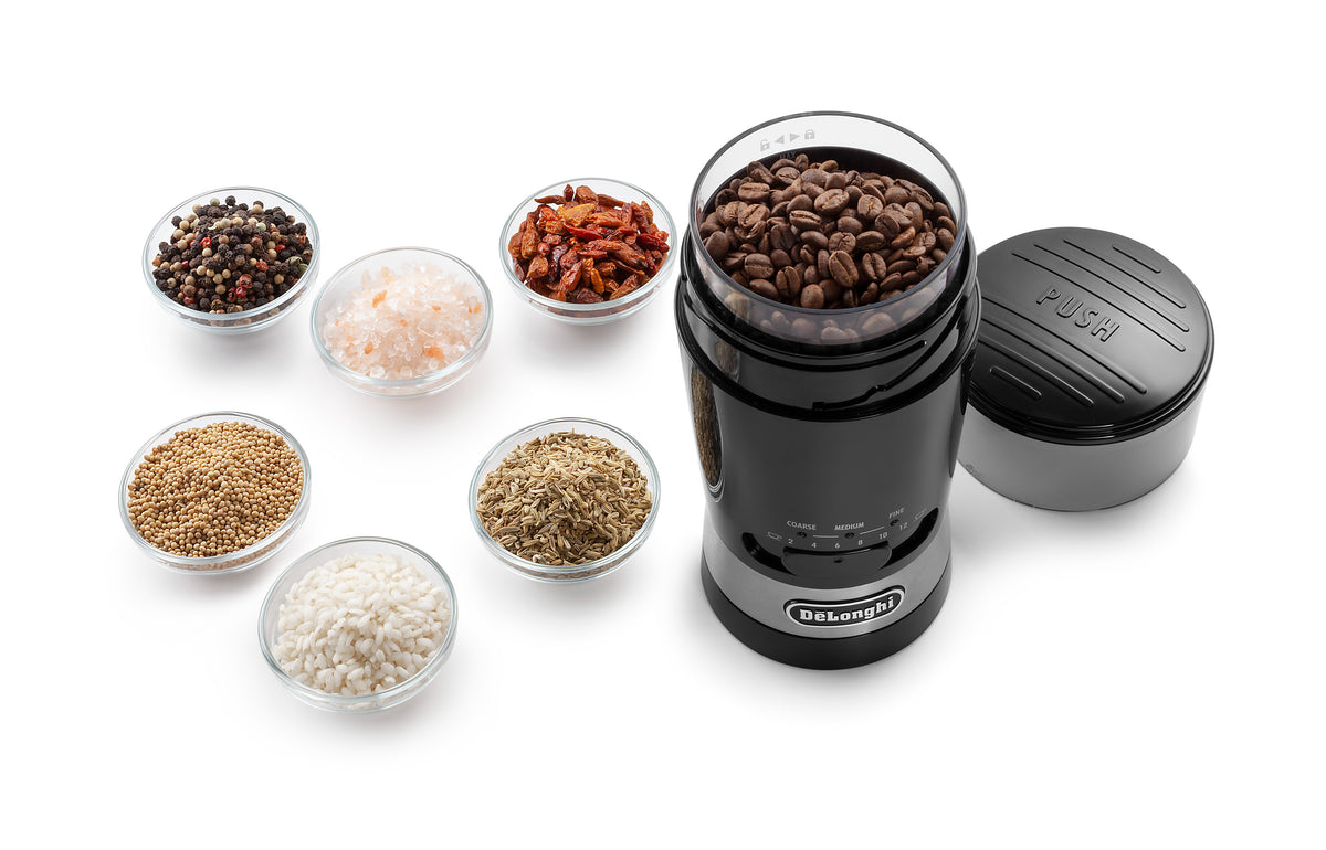 DeLonghi Multifunctional Electric Coffee Grinder - Black | KG210