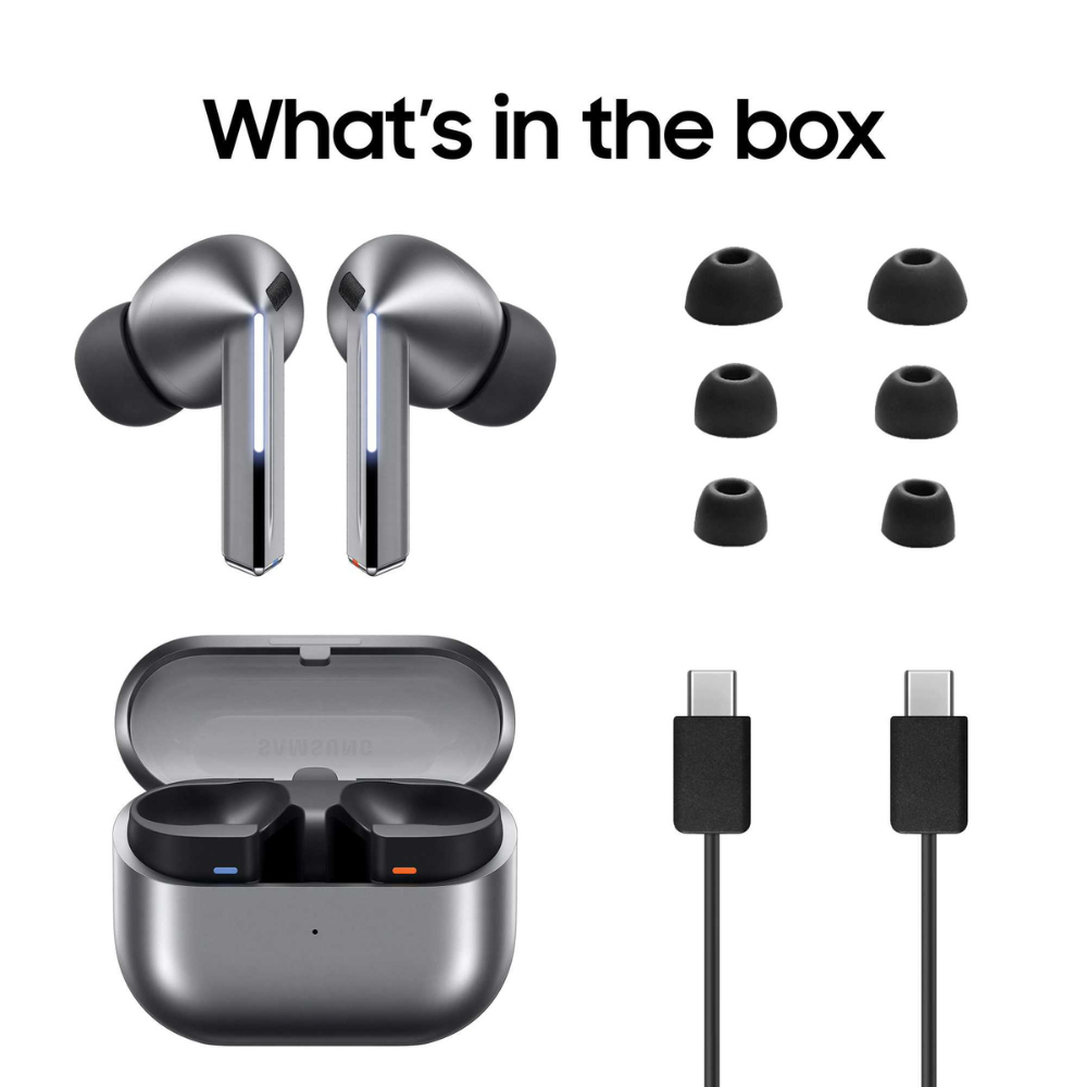 Samsung Galaxy Buds3 Pro In-Ear Wireless Earbuds - Silver | SM-R630NZAAEUA from Samsung - DID Electrical