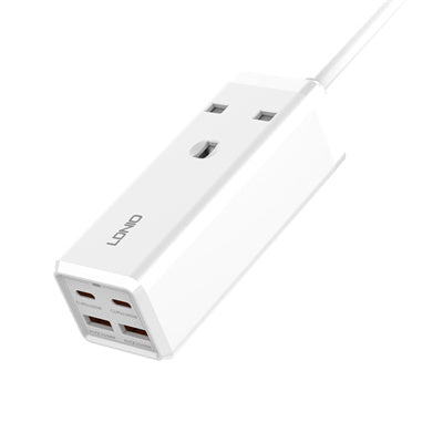 Ldnio 65W Multifunction Power Strip - White | 600030 from Ldnio - DID Electrical