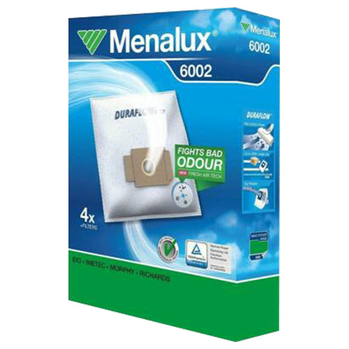 Menalux Vacuum Cleaner Bags - Pack of 4 | 6002M from Menalux - DID Electrical