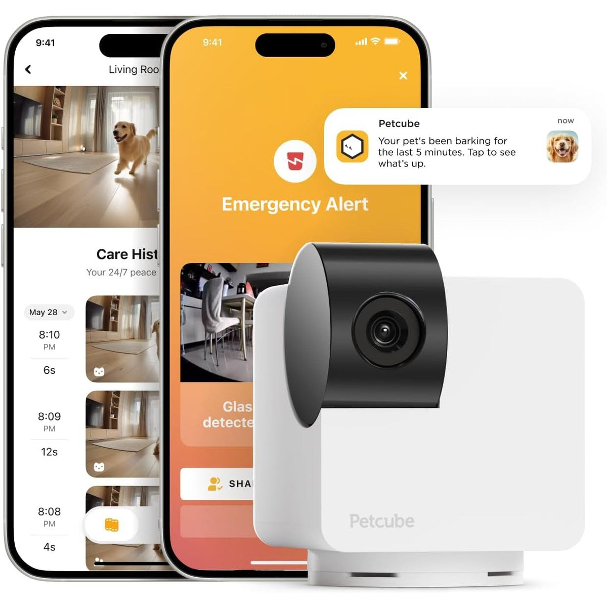 Petcube 360 Camera for Pet - White | 854592007523 from Petcube - DID Electrical