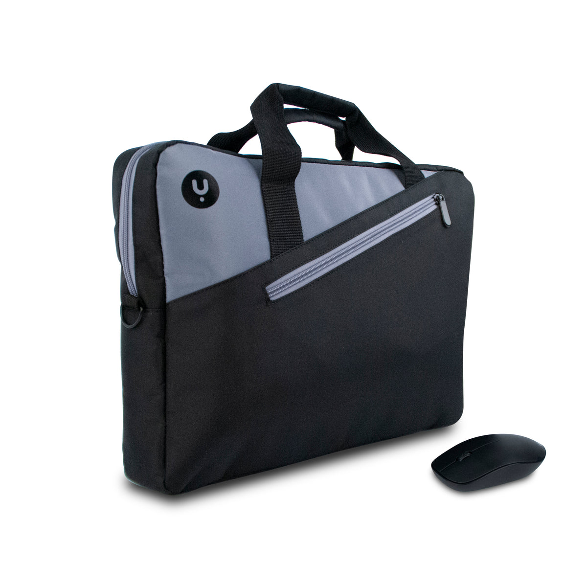 NGS Master Kit 15.6&quot; Laptop Bag with Wireless Optical Mouse - Black &amp; Grey | 617962 from NGS - DID Electrical