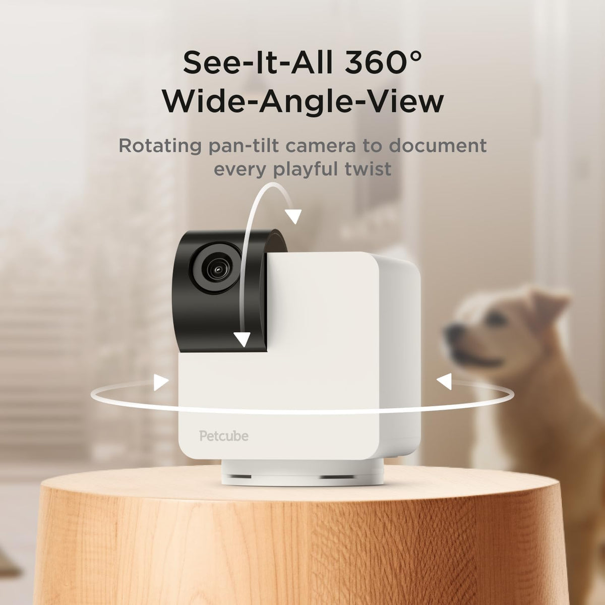 Petcube 360 Camera for Pet - White | 854592007523 from Petcube - DID Electrical