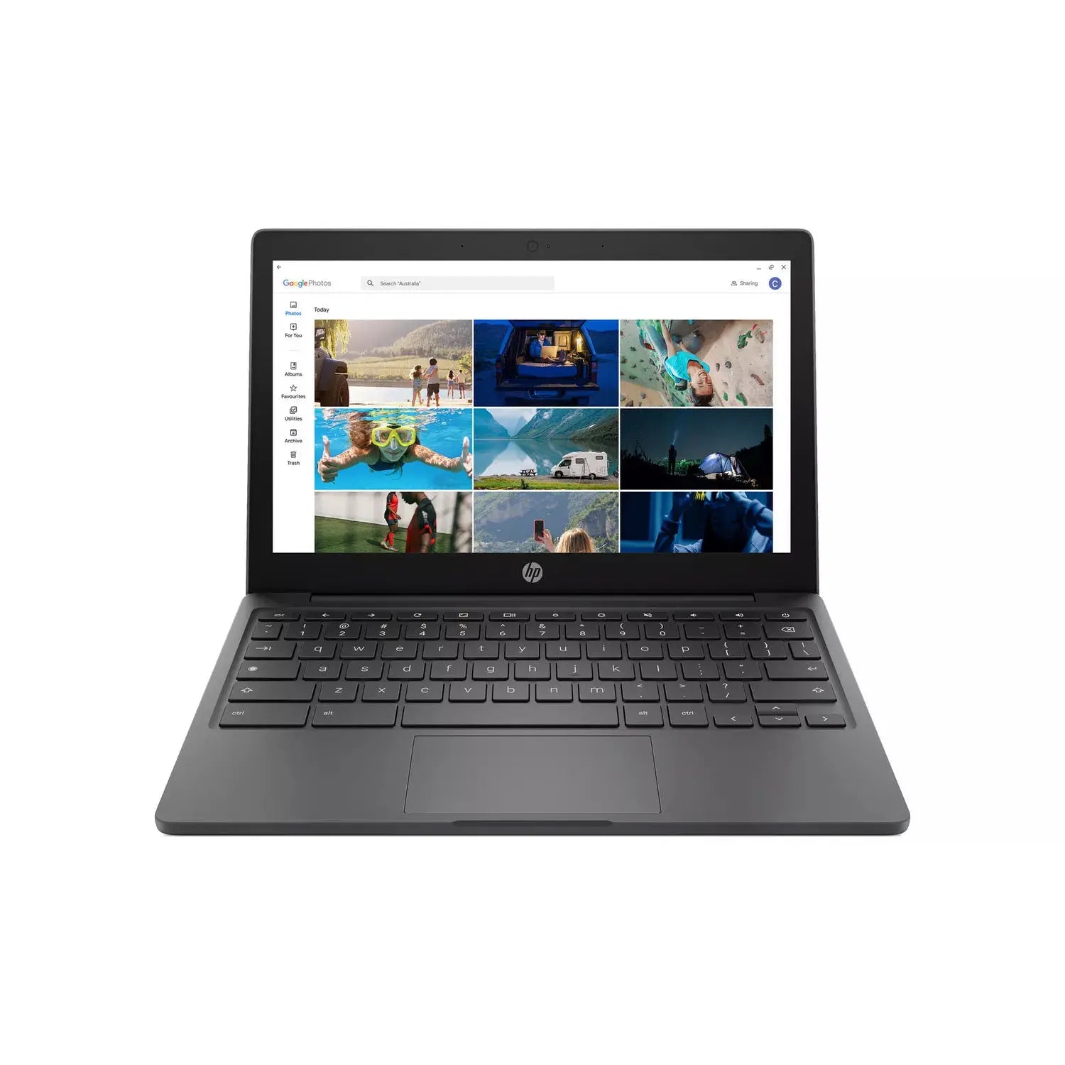HP Chromebook 11.6" MediaTek MT8183 4GB/64GB Laptop - Ash Grey | 63W58EAABU from HP - DID Electrical