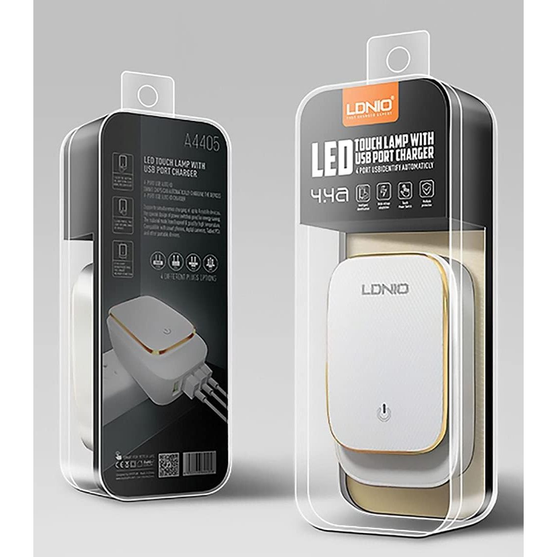 Ldnio 4 USB Ports Travel Adapter Wall Charger - White | 644058 from Ldnio - DID Electrical