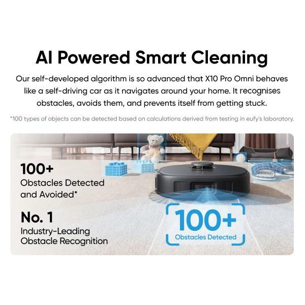Eufy X10 Pro Omni Bagless Robot Vacuum Cleaner with Self-Empty Station - Black | T2351V11 from Eufy - DID Electrical
