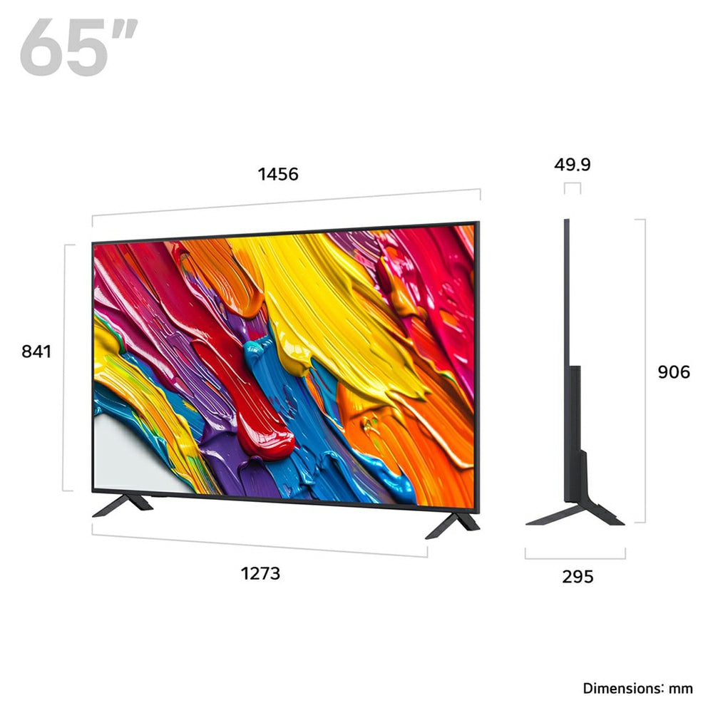 LG QNED82 65&quot; 4K Smart TV - Black | 65QNED82A6B.AEK from LG - DID Electrical