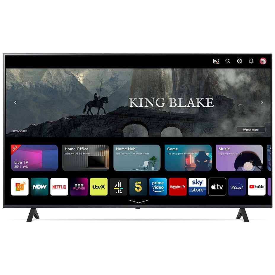 LG UR78 65" 4K UHD LED Smart TV - Black | 65UR78006LK.AEK from LG - DID Electrical
