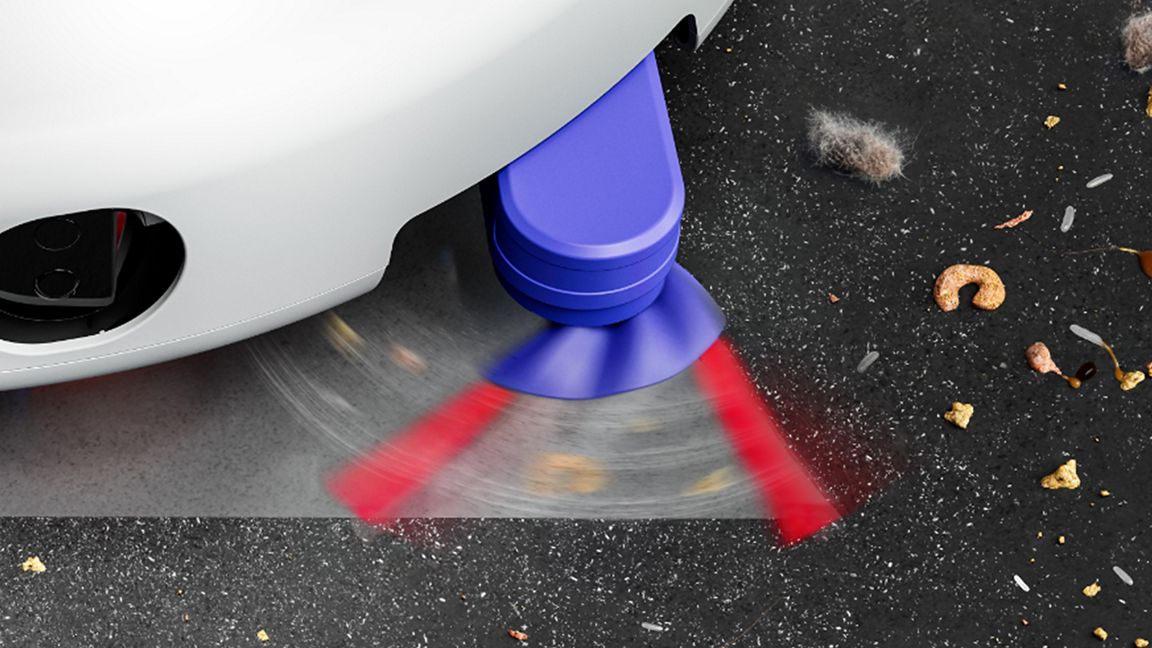 Dyson R1 Nurovi Dry Robot Vacuum Cleaner - Light Grey & Vinca Blue | 664869-01