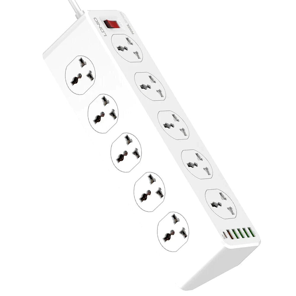 Ldnio SC10610 30W 6-Port USB Charger Power Strip - White | 691199 from Ldnio - DID Electrical