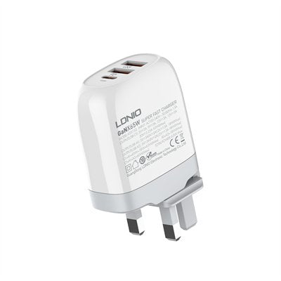 Ldnio 65W GaN Super Fast Charger - White | 692028 from Ldnio - DID Electrical