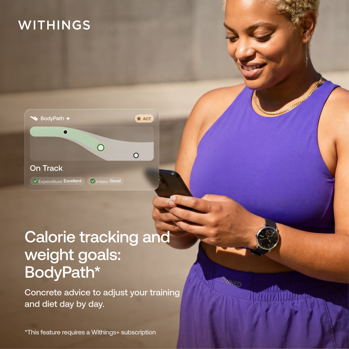 Withings BodyFit Smart Scale - Black | WBS16-BLACK-ALL-INT