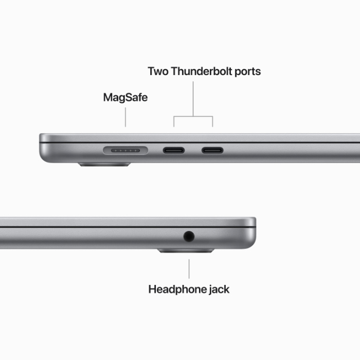 Apple MacBook Air 15.3" - 8GB/256GB Laptop - Space Grey | MQKP3B/A from Apple - DID Electrical