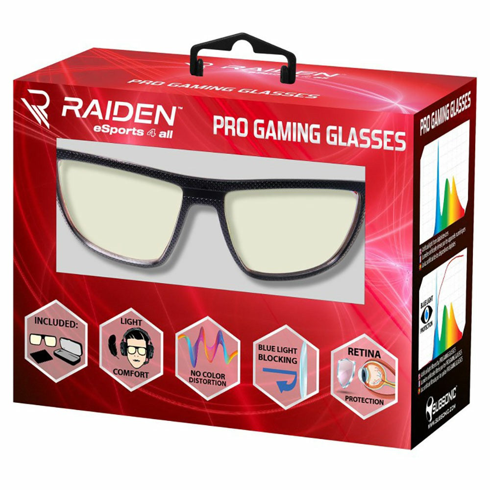 Subsonic Raiden Pro Gaming Glasses - Black | 701901 from Subsonic - DID Electrical