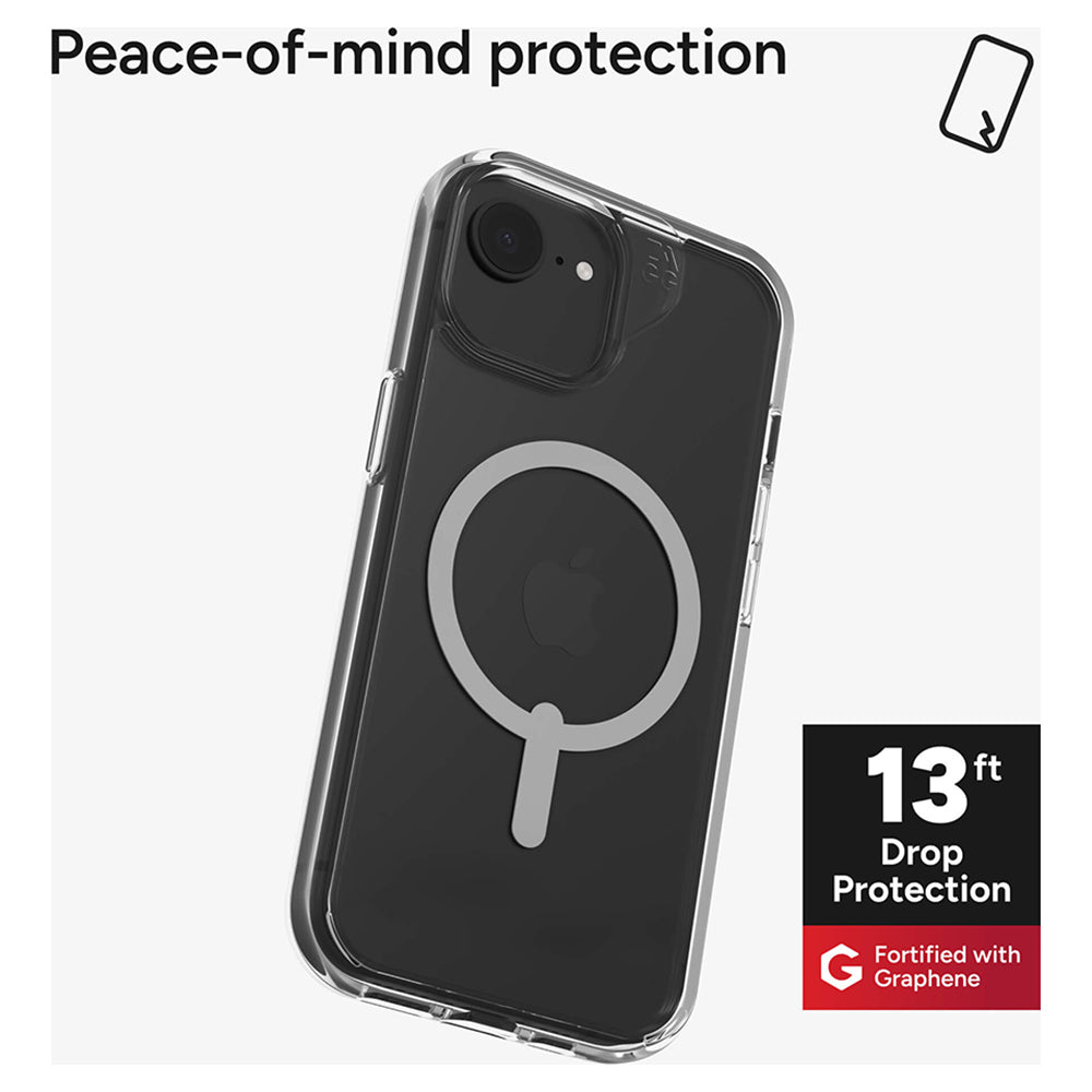 Zagg Crystal Palace Snap iPhone Case 16e/15/14/13 - Clear | 702318190 from Zagg - DID Electrical