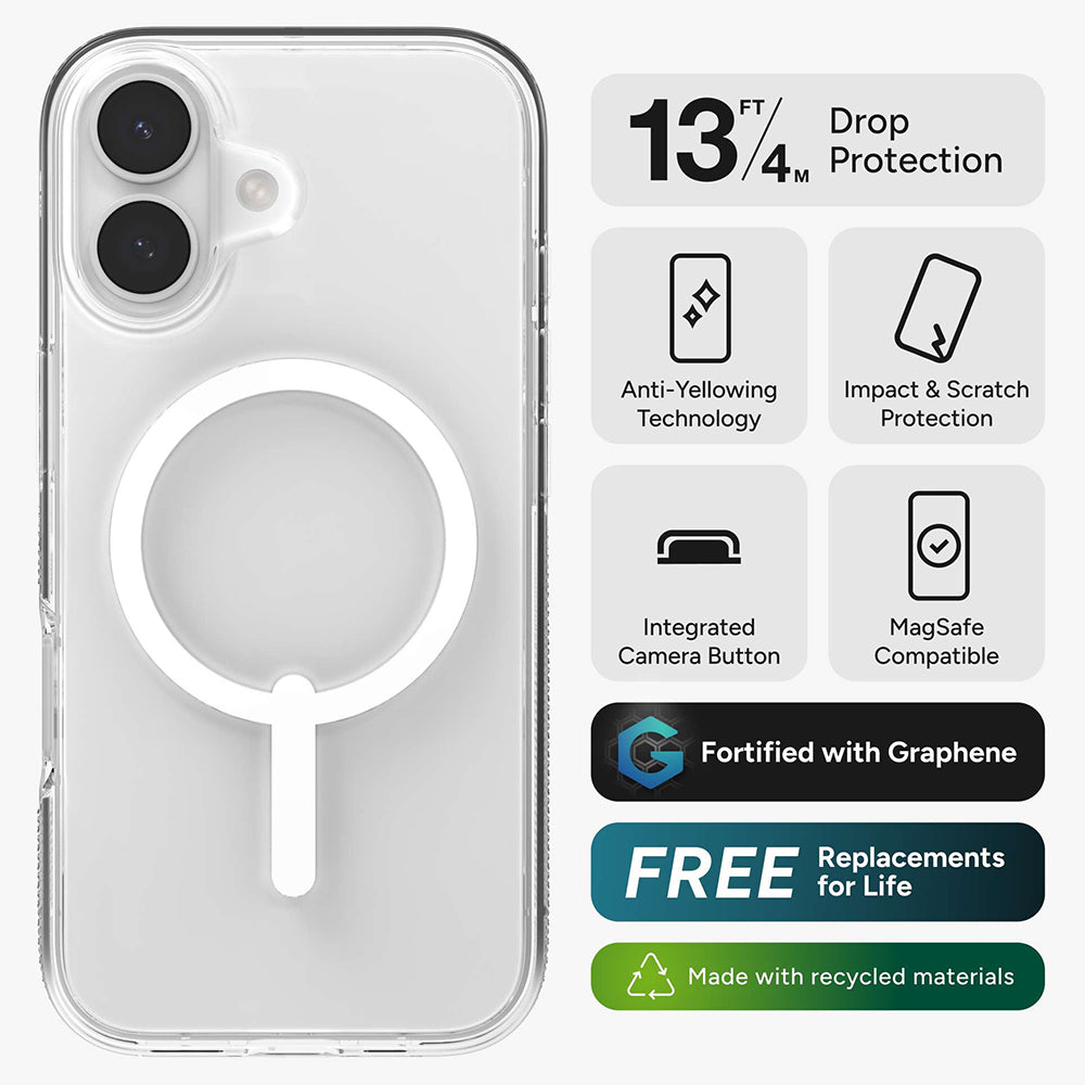 Zagg Crystal Palace Snap Case for iPhone 17 - Clear | 702318856 from Zagg - DID Electrical