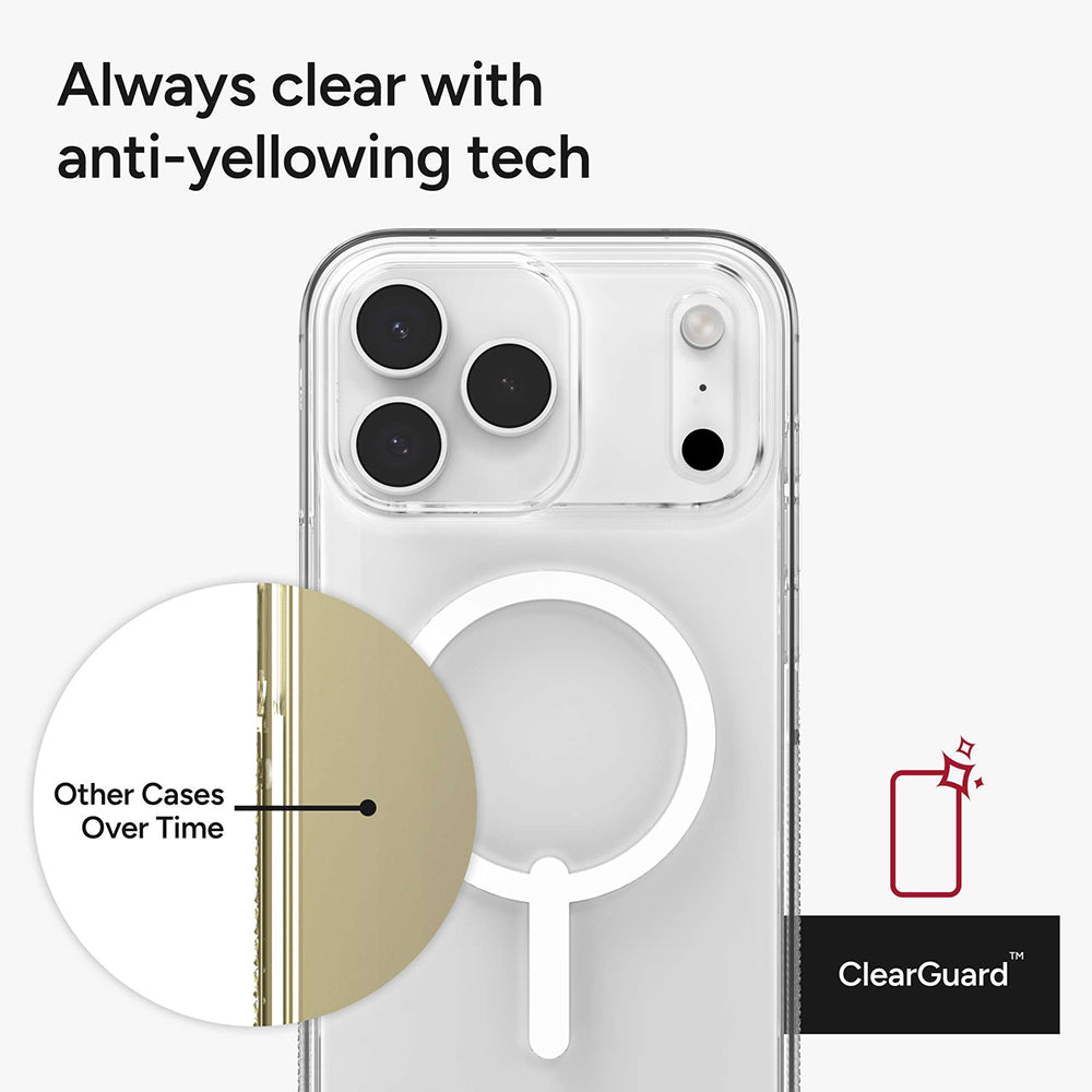 Zagg Crystal Palace Snap MagSafe Case with Camera Button for iPhone 17 Pro Max - Clear | 702319710 from Zagg - DID Electrical