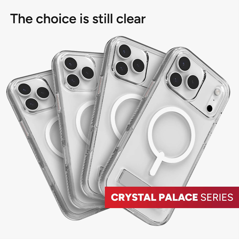 Zagg Crystal Palace Snap MagSafe Case with Camera Button for iPhone 17 Pro Max - Clear | 702319710 from Zagg - DID Electrical