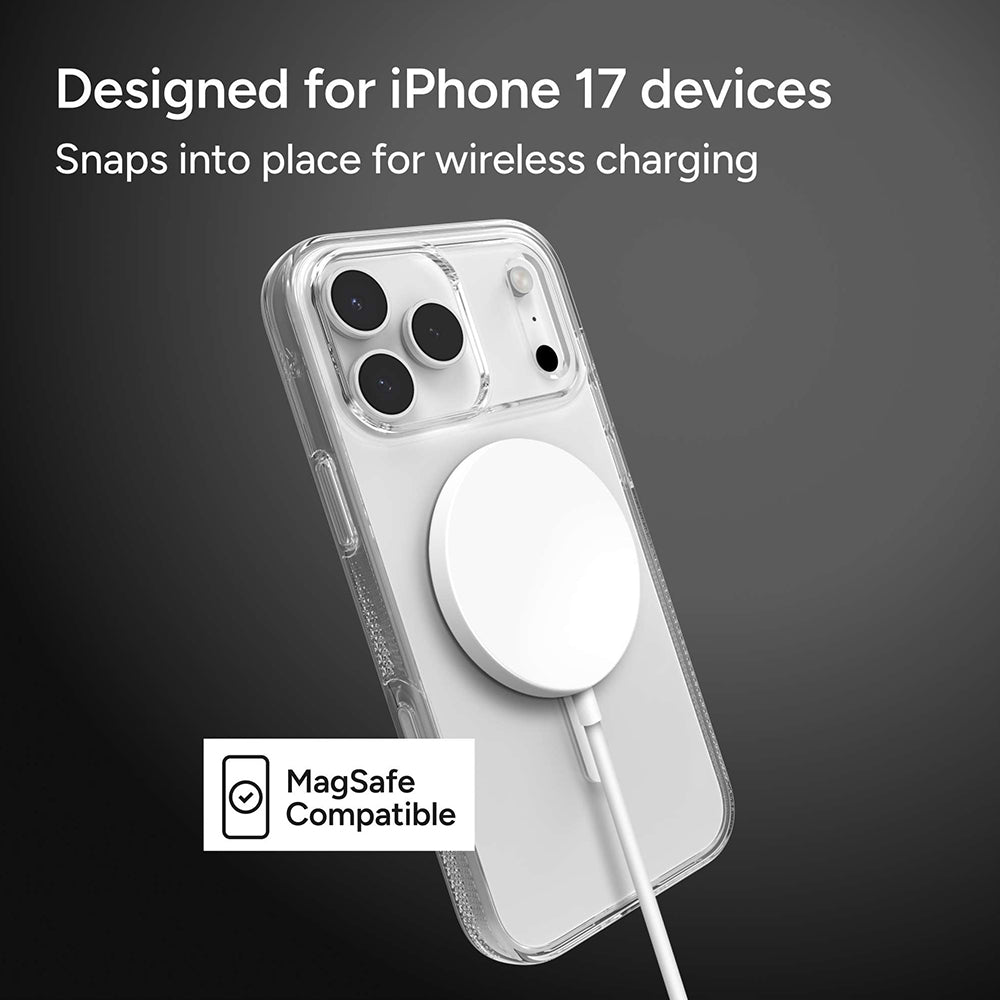Zagg Crystal Palace Snap MagSafe Case with Camera Button for iPhone 17 Pro Max - Clear | 702319710 from Zagg - DID Electrical