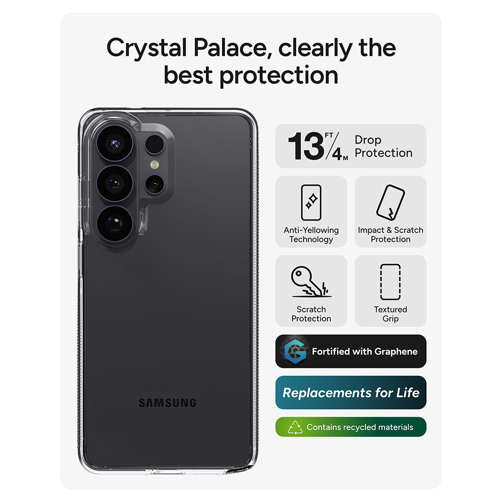 Zagg Crystal Palace Phone Case For Samsung Galaxy S26 Ultra - Clear | 702321176