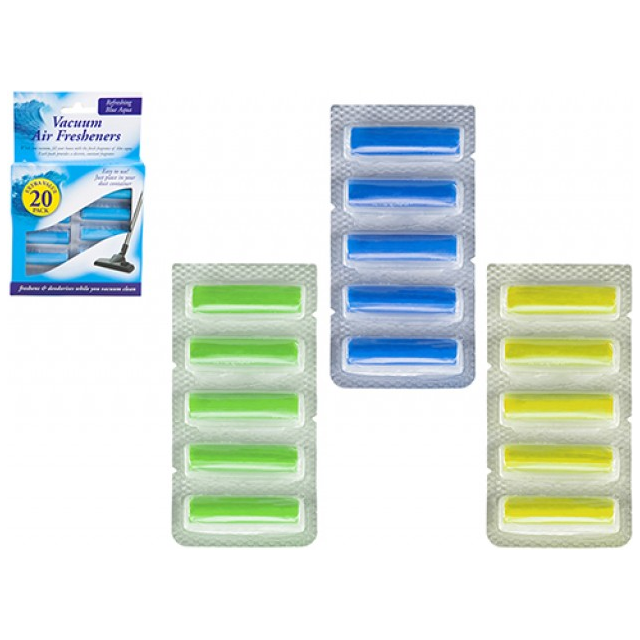 3 Assorted Vacuum Air Fresheners - Pack 20 | 706454 from VACUUM AIR FRESHENERS - DID Electrical